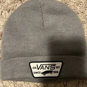 Gray vans beanie